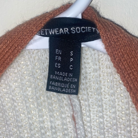 Size small long sleeve striped cardigan - Picture 3 of 5